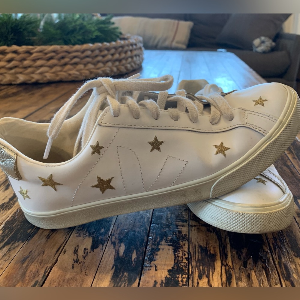 Veja x Madewell Esplar Gold Star Sneakers